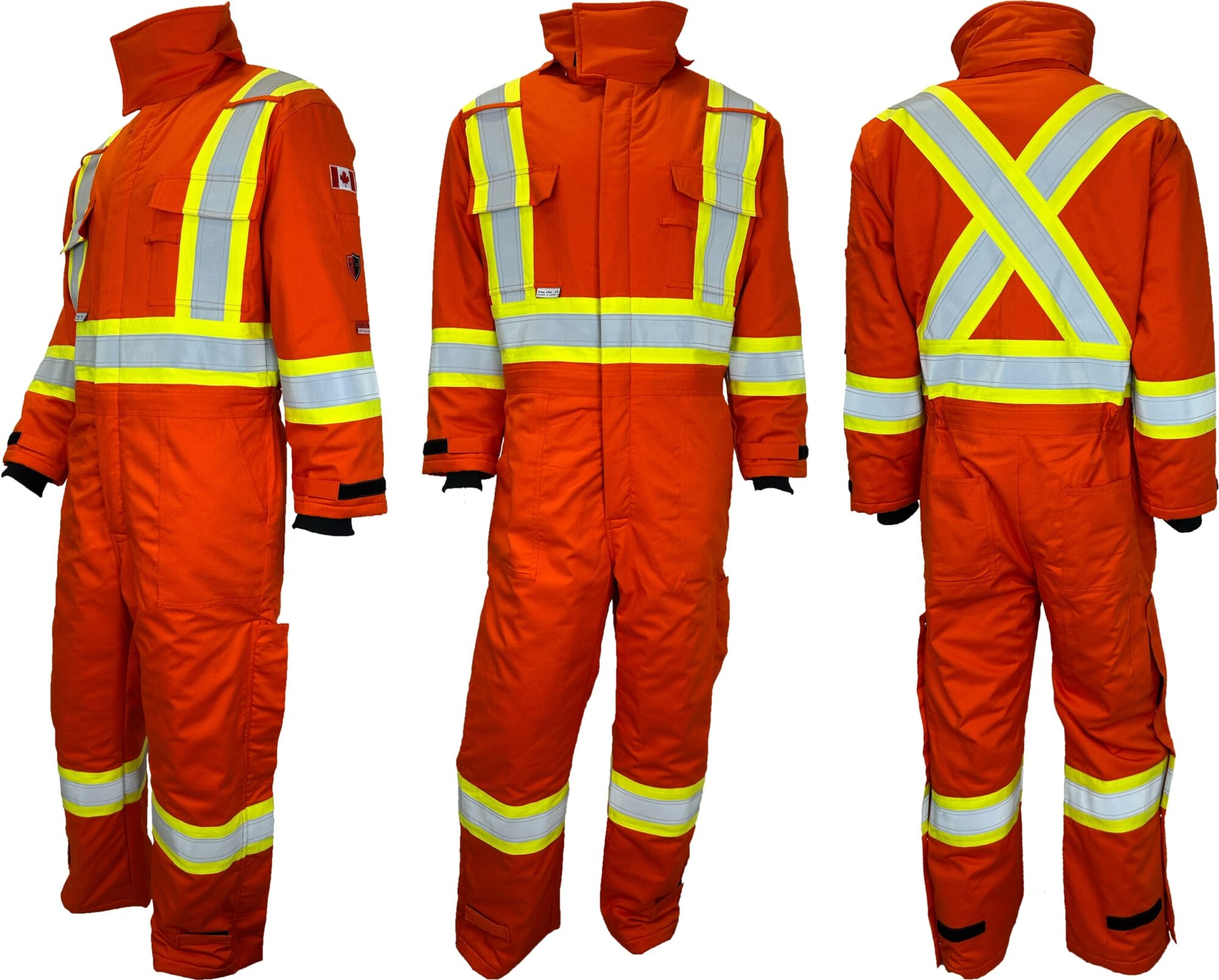 Atlas Guardian® FR/AR 4” Hi Vis Insulated Coverall
